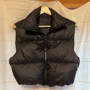 Black Puffer Vest